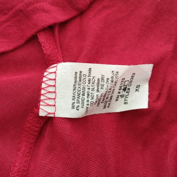 NWT Daydreamer XS Red Tee - Picture 8 of 8